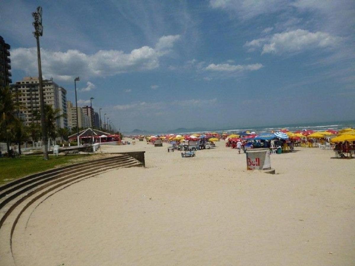 Praia Grande Apto 1 Quadra Do Mar Exterior photo